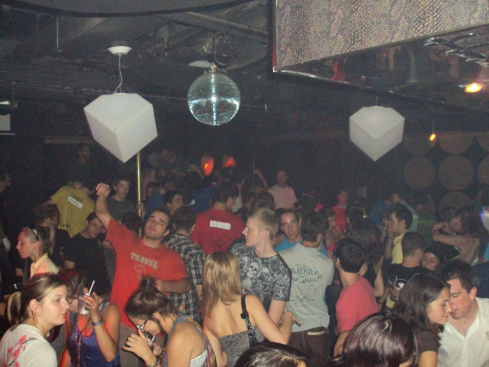 Packed dance floor at Tabasco Bar